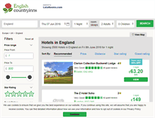Tablet Screenshot of english-inns.laterooms.com